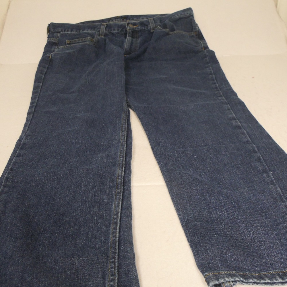 AXIST Mens Jeans 38x30 Blue Straight Leg Americana Rugged Durable Relaxed Basic